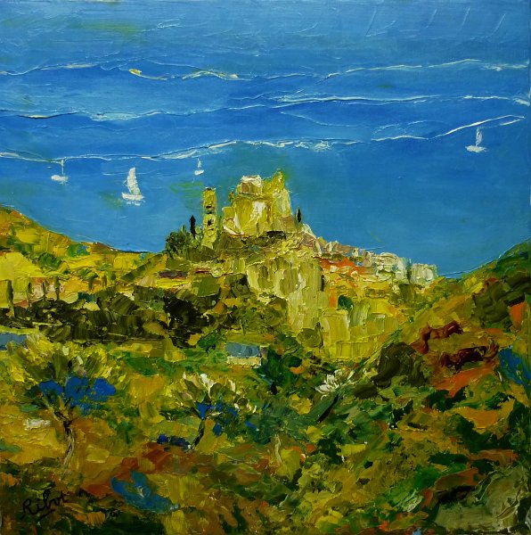 Ribot Raoul-417.JPG - n°417 : Eze            (40x40)